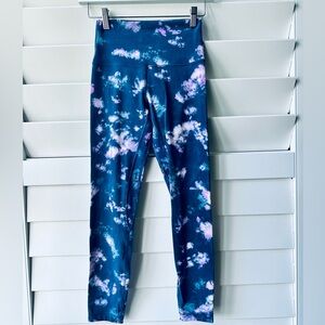 Lululemon Align High-Rise Pant 25” - Circulate Tie Dye Mineral Blue Multi - sz 4